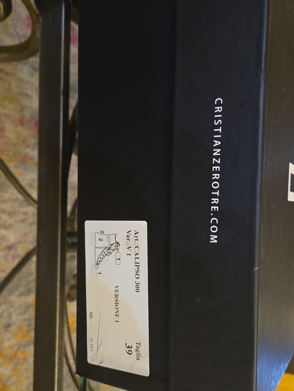 Cristian Zanerotore Black Laptop Accessories Box - Black